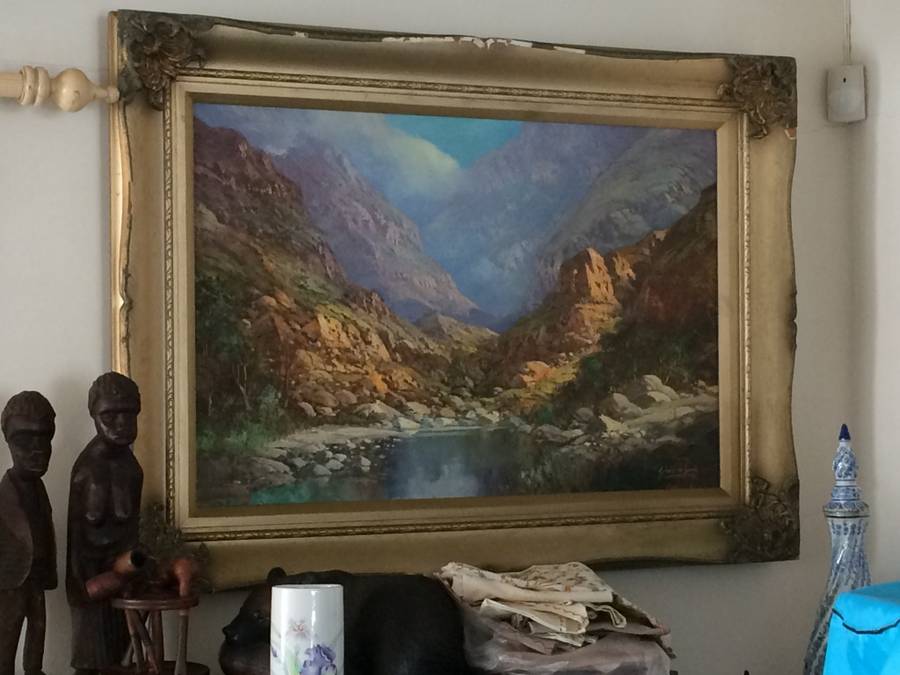 Gabriel De Jongh - Mountain Scene